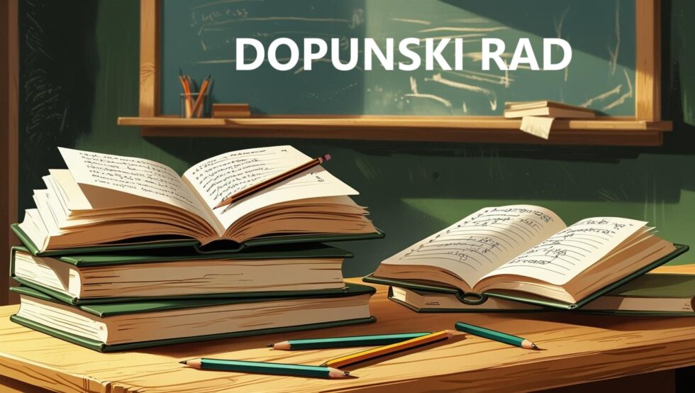 Dopunski rad, razredni i predmetni ispiti